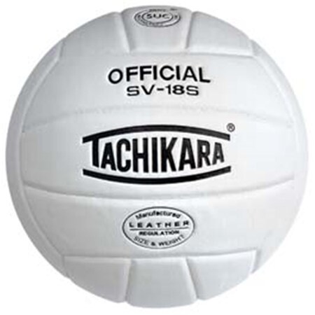 Tachikara Composite Leather Volleyball - White SV18S