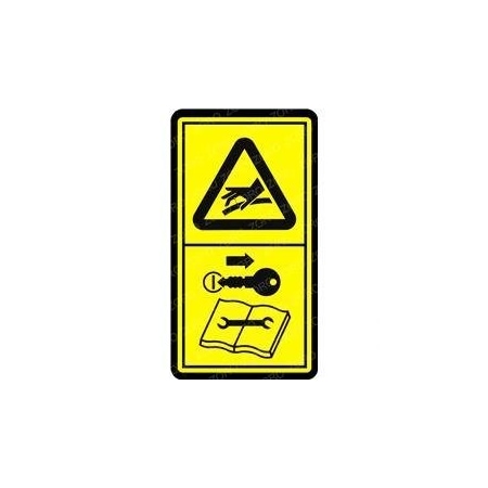 Jcb REPLACEMENT DECAL WARNING PRES 817-70002
