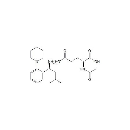 Ak Scientific (S, S')-3-Methyl-1-(2-piperidinophenyl)butylamine, N-Acetyl-glutamate Salt (1g), CAS 219921-94-5 W4535-1g