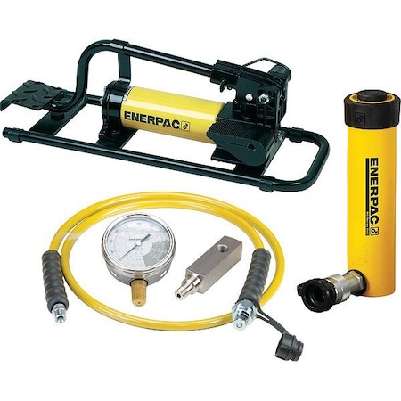 Enerpac Ram and Pump Set, Single Acting SCR106FP