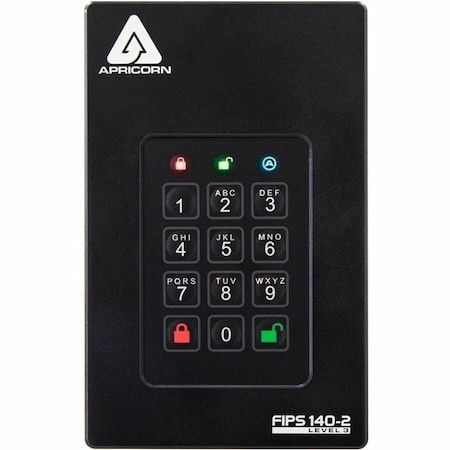 Apricorn Aegis Fortress 2 TB Solid State Drive - External - USB 3.0 AFL3- S2TB