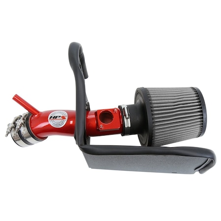 Hps Performance Air Intake Kit with Heat Shield, Red,  827-631R