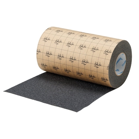 Brady NFSI Certified Heavy Duty Anti-Skid Tape Roll - Silicon Carbide Grit, Solid Color, Black, 60PK 110017