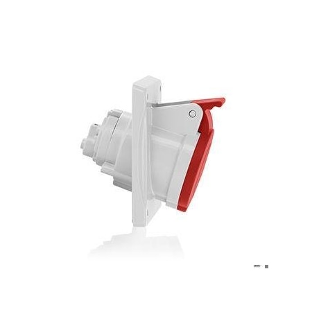 Leviton Pin & Sleeve Receptacle, 16 A, 440/460V AC, Three Phase, 3 Pole, Red S316-R11