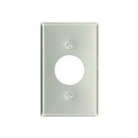 Leviton Wall Plate, Duplex Outlet, Aluminum 83004