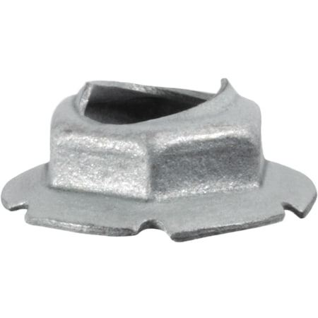 Auveco Thread Cutting Nut 1/2in Stud Size - Zinc, 100PK 23636
