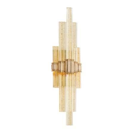 Corbett Lighting Viola 1 Light Wall Sconce 7 In. Gold Leaf 235-12-OWG