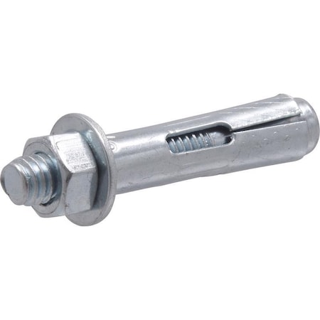 Hillman 3/8 in. D X 1-7/8 in. L Steel Hex Head Sleeve Anchors, 25PK 370827