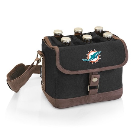 Picnic Time Family Of Brands NFL Miami Dolphins - Beer Caddy Cooler Tote with Opener 762-00-311-174-2