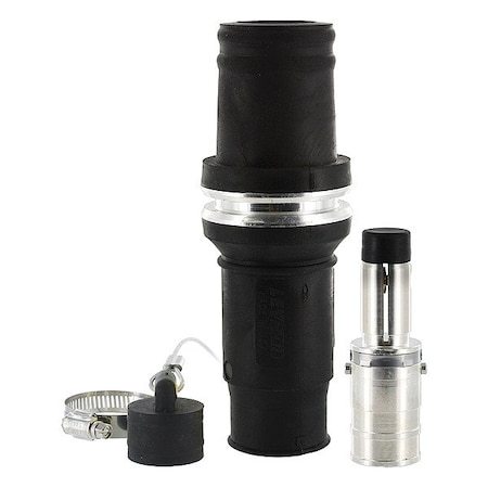Leviton Single Pole Inline, 1,135 A, Male, Black 49M77-E