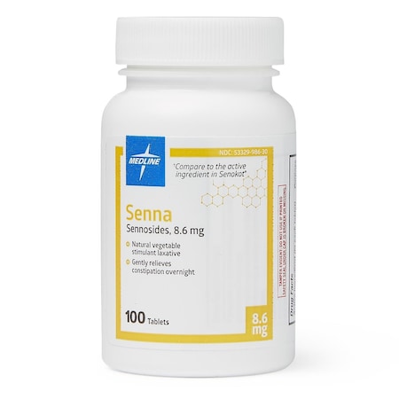 Medline Senna Tablet, 100/Bottle OTCM00007H