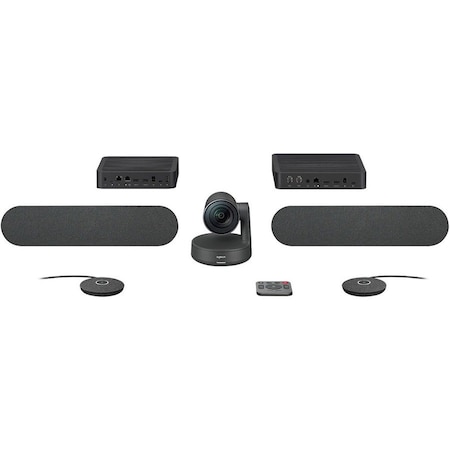 Logitech Rally Plus system w/white mics 960001398
