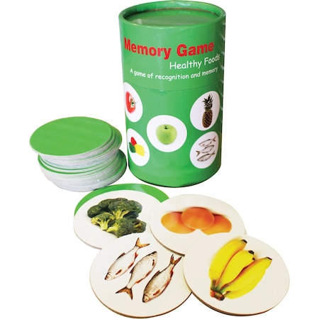 The Freckled Frog Healthy Foods Matching Pairs Game FF2994