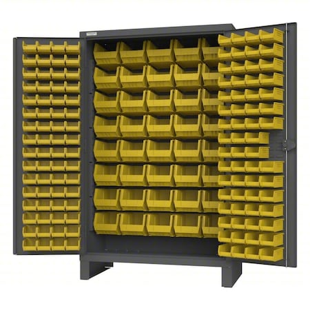 Durham Mfg Super Duty Bin Cabinet, 48 in W, 78 in H, 24 in D, 192 Bins HDC48-184-95