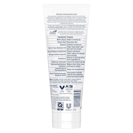Baby Dove Caring By Nature Hypoallergenic Baby Lotion, 8 Fluid Ounce, 6PK 69603879