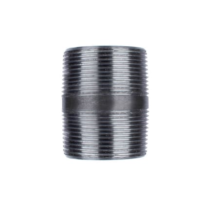 Ace Trading - Nipple STZ Industries 1-1/4 in. MIP each X 1-1/4 in. D MIP Black Steel 3 in. L Nipple 300U114X3