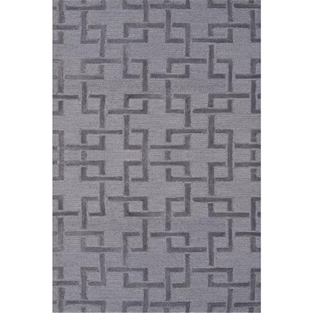 Manmade 2.8 x 4.8 in. Shimmer Area Rug - Grey MA492167
