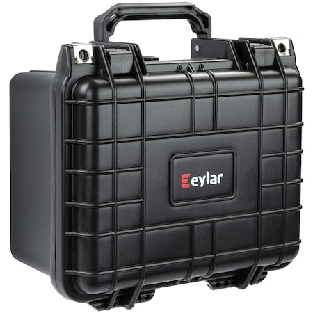 Eylar 10.62in Gear, Equipment, Hard Camera Case Waterproof with Foam Black SA00023