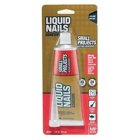 Projects 4 Oz Liquid Nails Small Repair Adhesive LN-700