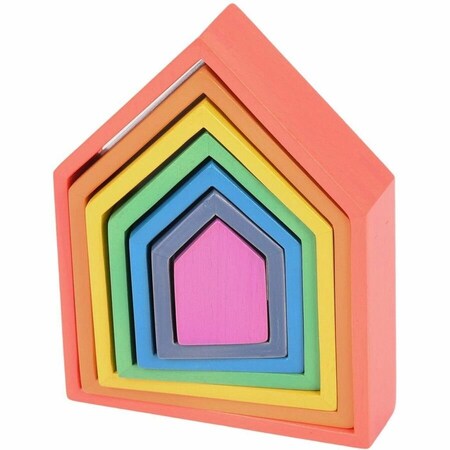 Tickit Rainbow Architect Houses, 7-Piece Set 73542