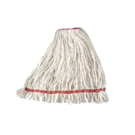 Bsl Premium Cotton Looped-End Wet Mop Head, Narrow Band 32 oz, PK6 4420-6