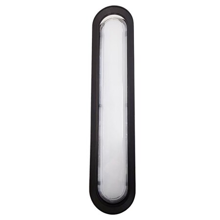 Westgate 24" 25W Oval Shape DIE-CAST OUTDOOR WALL SCONCE PC LENS 27/30/35/40/50K TRIAC DIM OR 120-277V 0-10V LRS-S2-MCT5-DD-ORB