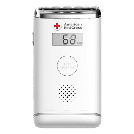 Eton CO Detector, Light/Sound Alert, White, 120V ARCBBCO30W-SNG