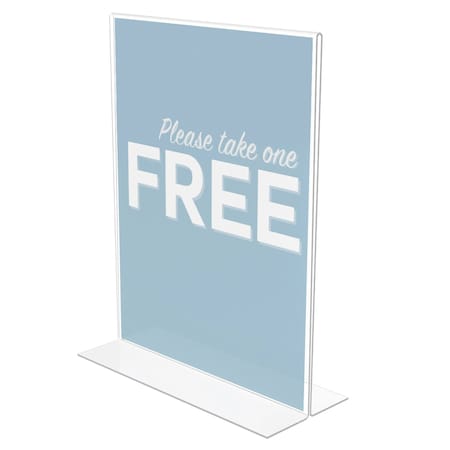 Deflecto Classic Image Stand-Up Sign Holder, Portrait 69201