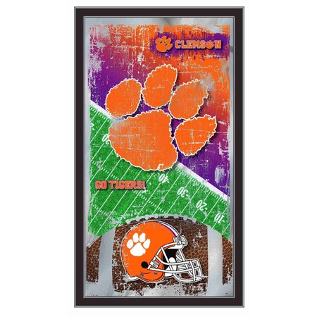 Holland Bar Stool Co Clemson 15" x 26" Football Mirror MFtblClmson