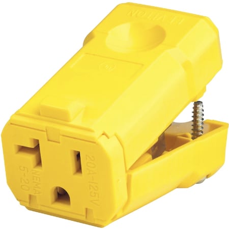 Leviton 20A 125V 3-Wire 2-Pole Python Cord Connector 081-5359-0VY