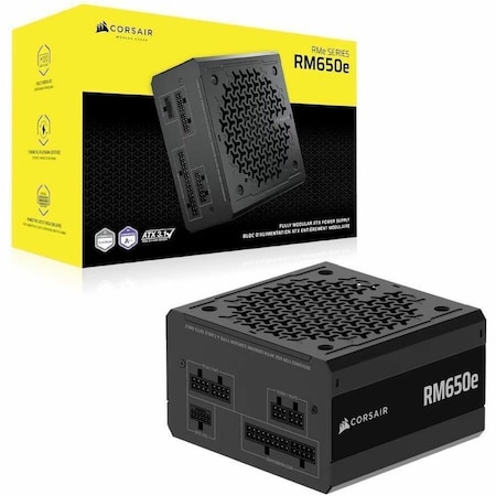 Corsair 2025 RME SERIES, RM650E, 650 WATT, ATX 3.1, PCIE 5.1, CYBENETICS GOLD CERTIFIED, CP-9020302-NA