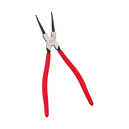 Genius Tools Internal Straight Retaining Ring Pliers, 7in L 550751