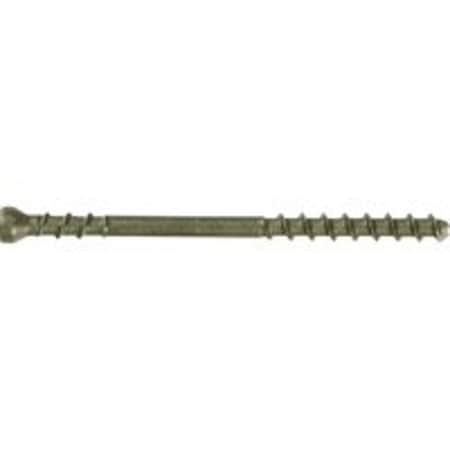 Camo Deck Screw, #7 x 2-3/8 in, Stainless Steel, Trim Head, Torx Drive 345248S
