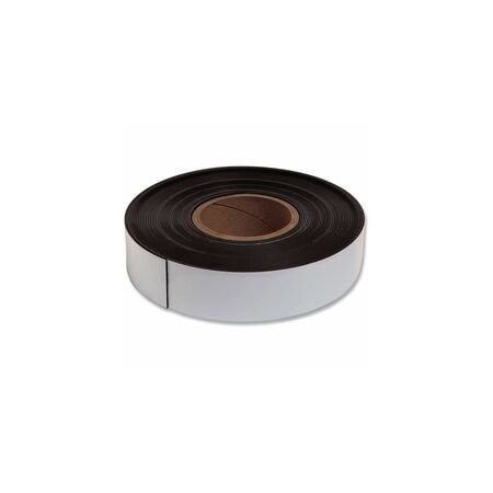 U Brands Dry Erase Magnetic Tape Roll, 2" x 50 ft, White 5151U00-03