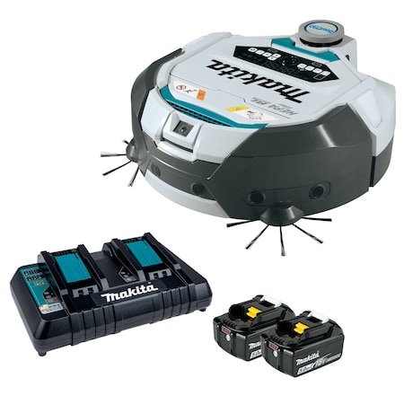 Makita Robotic Vacuum Cleaner, 19 3/4 in W DRC300PT