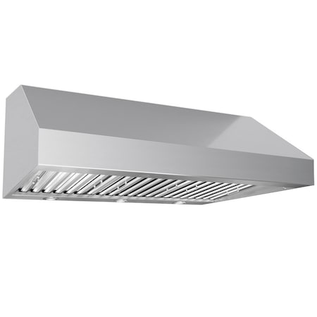 Victory 60-Inch 2000 CFM Under Cabinet Range Hood, Baffle Filters, Dimmable LED Lights Hurricane-60