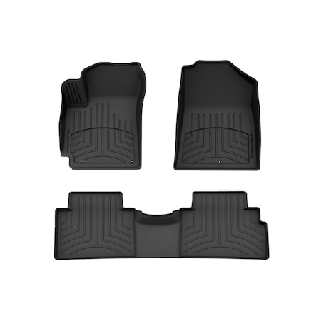 Weathertech Black, Front and Rear FloorLiner HP 441523-1-2IM