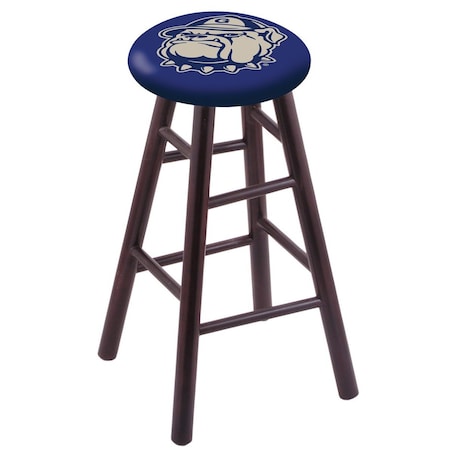 Holland Bar Stool Co Maple Bar Stool, Dark Cherry Finish, Georgetown Seat RC30MSDC