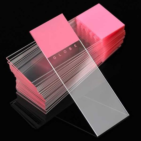Globe Scientific Microscope Slide, Pink, PK1440 1380-50P
