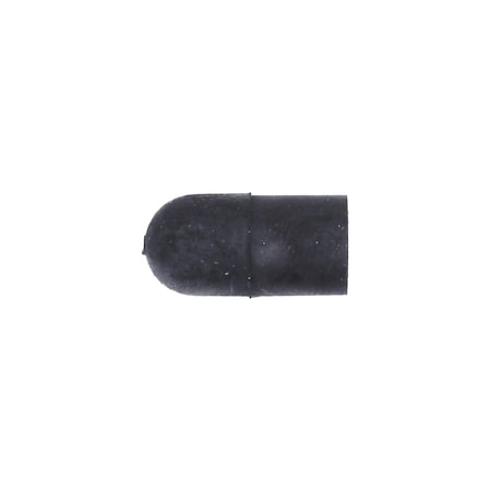 Auveco Rubber Vacuum Cap For 3/16in Diameter 9/16in Inside Length, 25PK 4440
