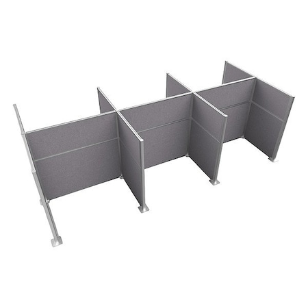 Versare Cubicle Kit, Cloud Gray, 72 in H HPK-6P4-S-VCLG