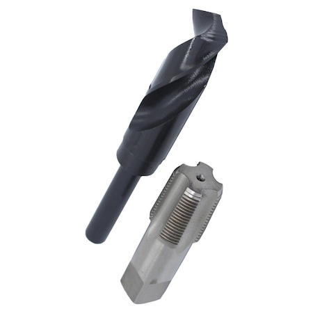 Drill America 3/4" HSS NPS Tap (National Pipe Straight) and 15/16" HSS Drill Bit Kit POUNPS3/4