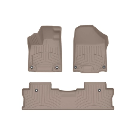 Weathertech Tan, Front and Rear FloorLiner HP 45971-1-2IM