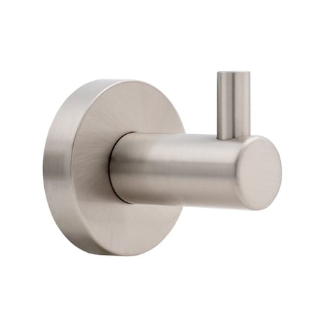 Geo Contemporary Single Robe Hook Satin Nickel Finish GBA-GBSRH-SN