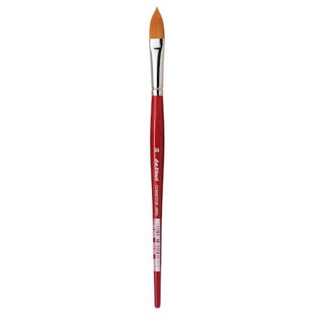Da Vinci COSMOTOP-SPIN Silk painting Brush, Synthetic, Watercolor, Oval-Pointed, Size 14 VA-5584_14