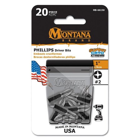 Montana Brand 1 in. Star No.25 Driver Bits Tic Tac MB-66153