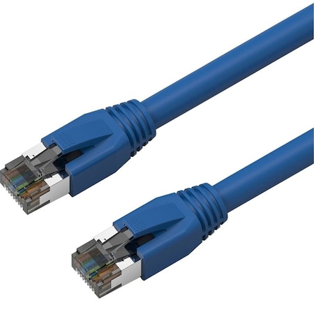 Axiom 7Ft Cat8 Shielded Cable (Blue) C8SBSFTP-B7-AX
