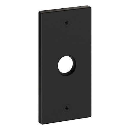 Baldwin Baldwin 5in Contemporary Single Dummy Rose Distressed Oil Rubbed Bronze Finish R052402IDM