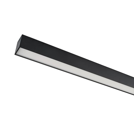 Keystone Linear Arch Fixture with Direct & Indirect Lighting | 8ft | Power and Color Selectable| Black | 0-10 KT-LALED80PS-8A-8CSF-VDIM-B