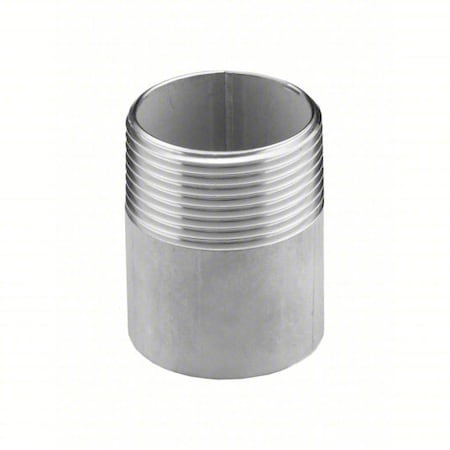 Zoro Select Nipple, 150 psi, SS, 8 " T6WNK9